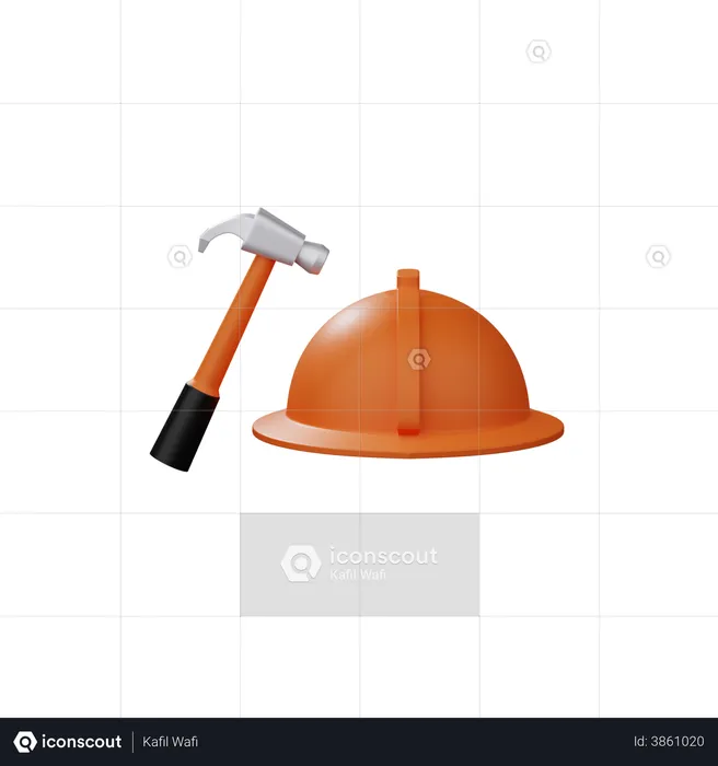 Construction Tool  3D Illustration