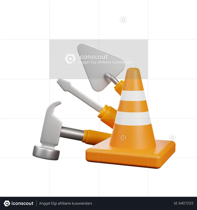 Construction Tools  3D Icon