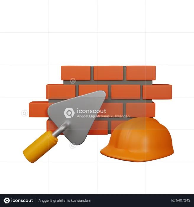 Construction Work  3D Icon