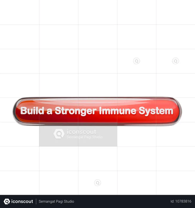 Construir un sistema inmunológico más fuerte  3D Icon