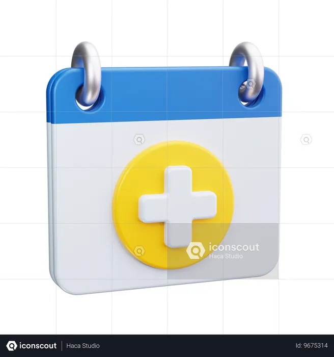 Consulta hospitalar  3D Icon
