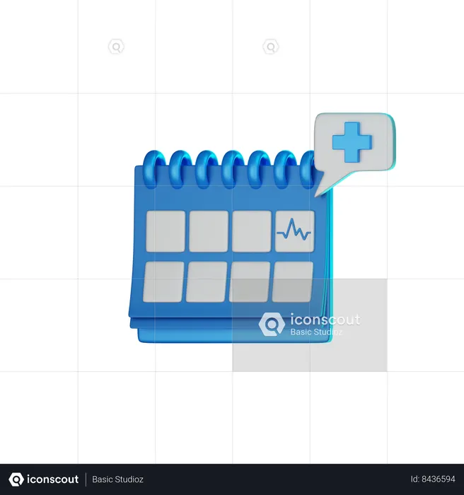 Consulta médica  3D Icon