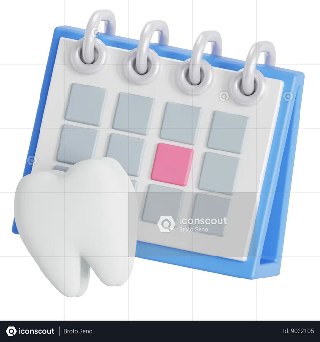 Consulta ao dentista  3D Icon