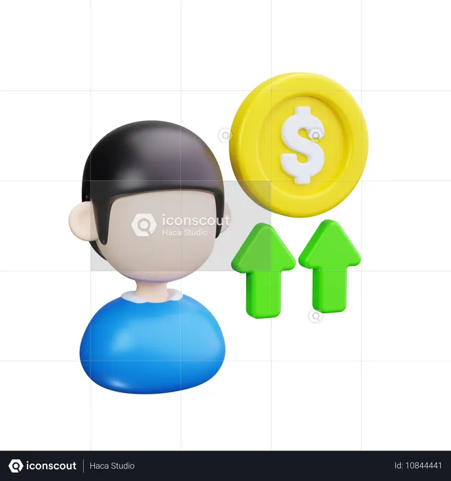 Conseiller financier  3D Icon