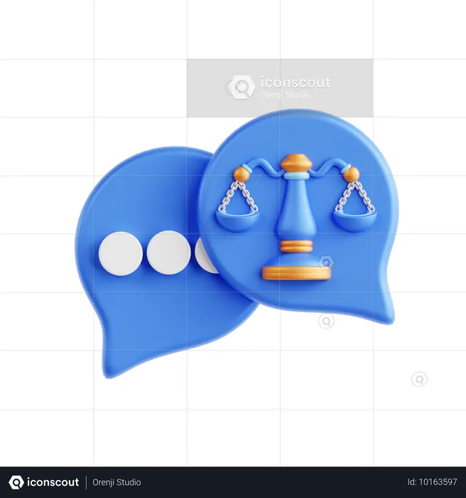 Consultation juridique  3D Icon