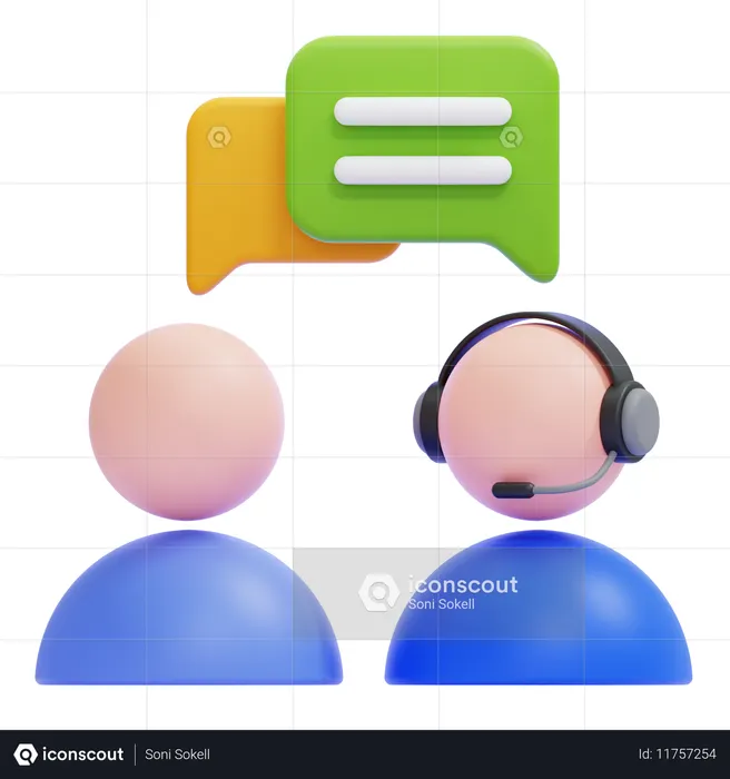 Consulting  3D Icon