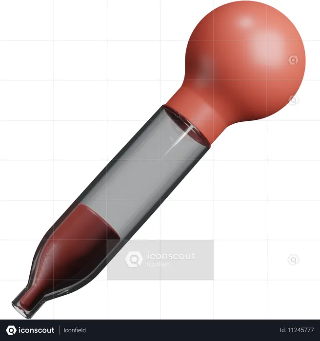 Conta-gotas  3D Icon