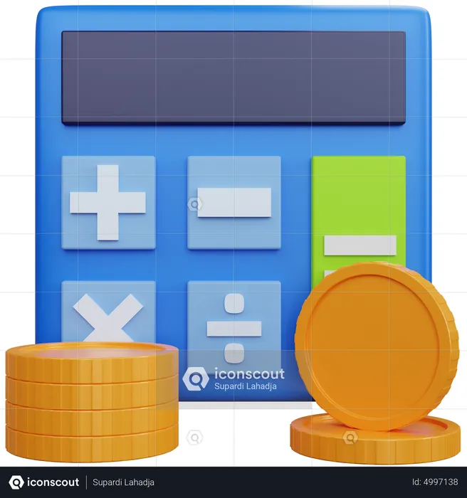 Contabilidad  3D Icon