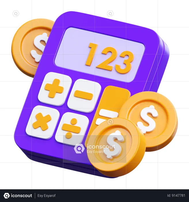 Contabilidade  3D Icon