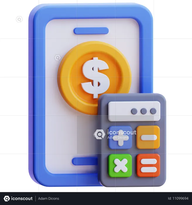 Contabilidade  3D Icon