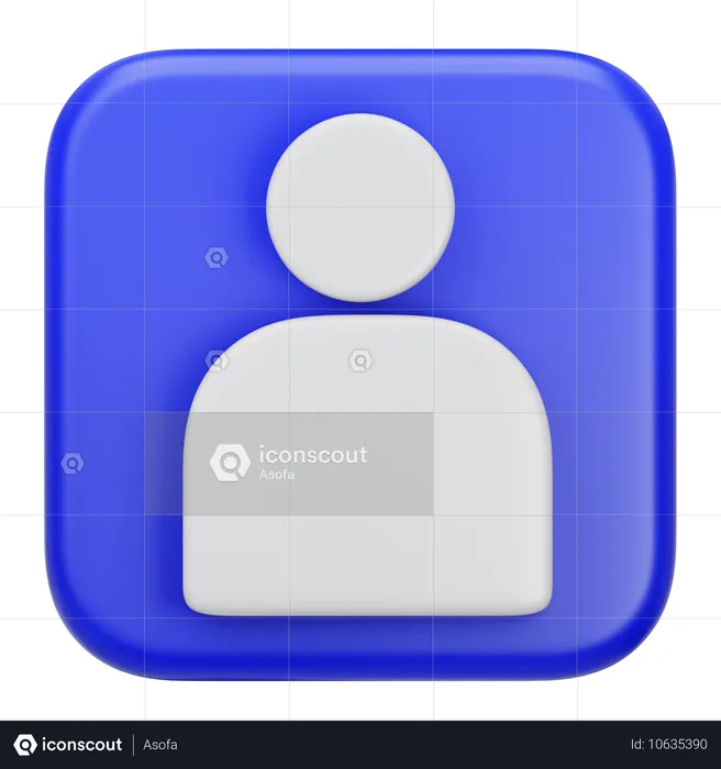 Contact  3D Icon