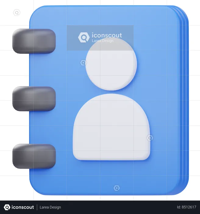 Contact  3D Icon