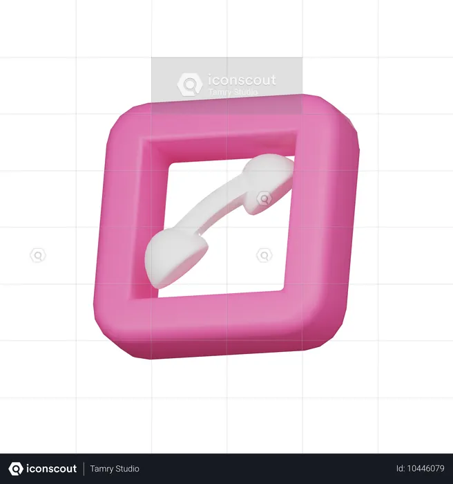 Contact  3D Icon