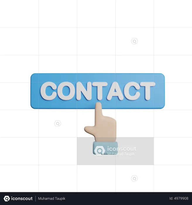 Contact Click  3D Icon