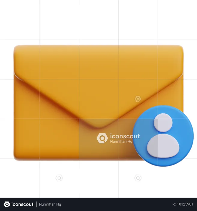 Contact Email  3D Icon