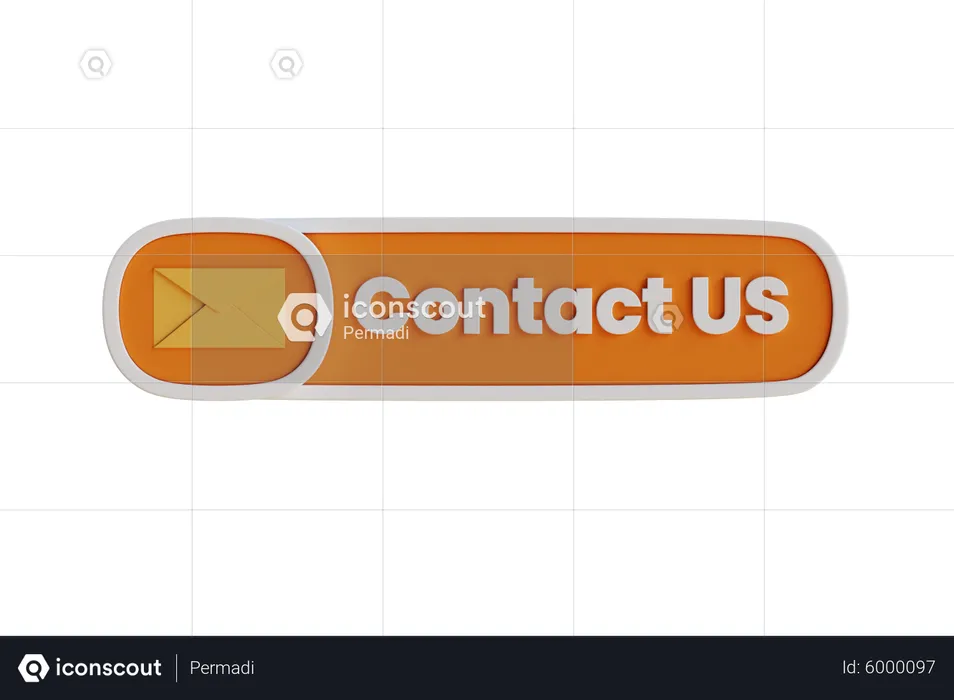 Bouton contactez-nous  3D Icon