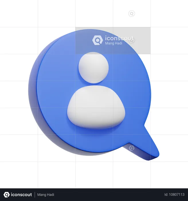 Contacto  3D Icon