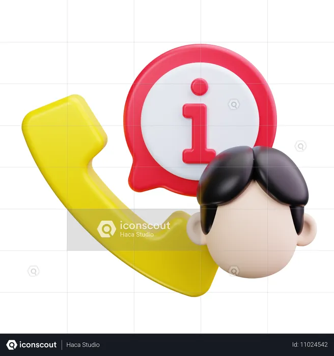 Contacto  3D Icon