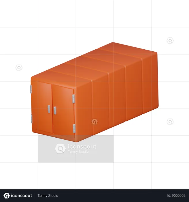 Container  3D Icon