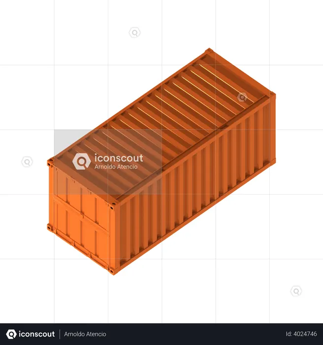 Container  3D Icon
