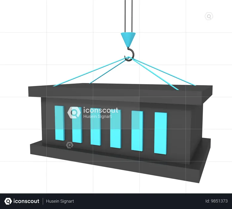 Container lifter  3D Icon