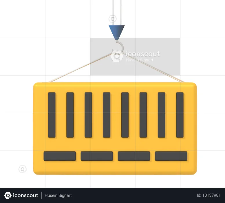 Container Lifter  3D Icon