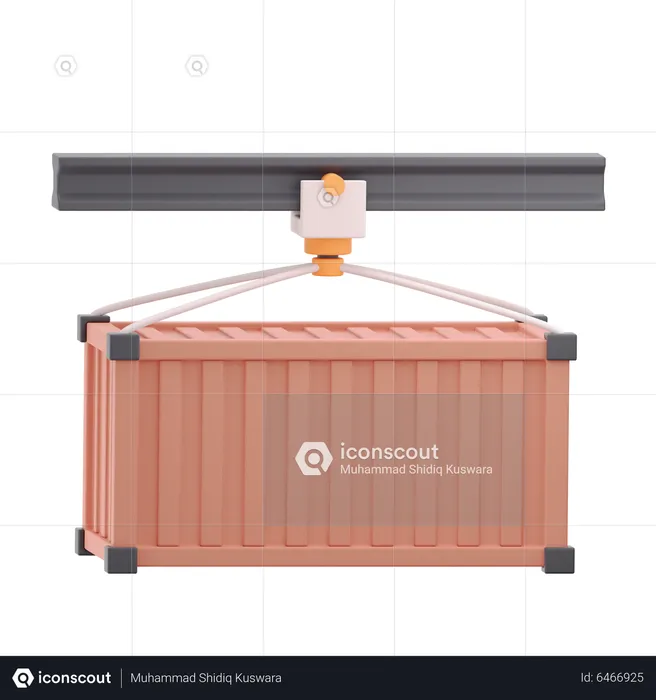 Containerkran  3D Icon