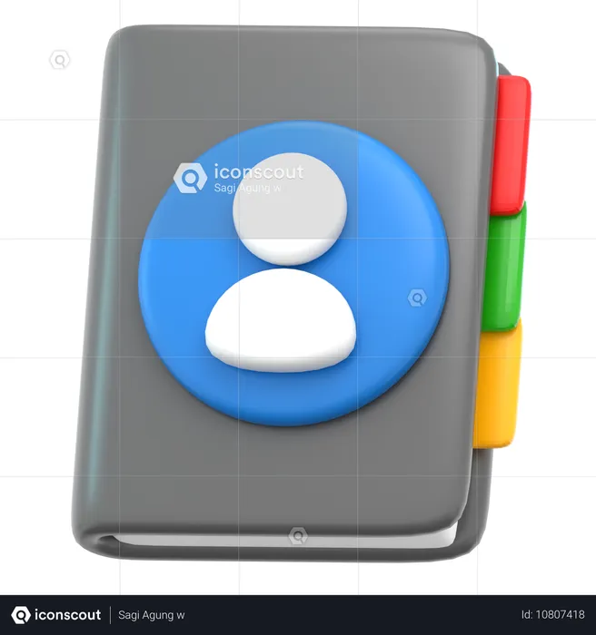 Contato  3D Icon