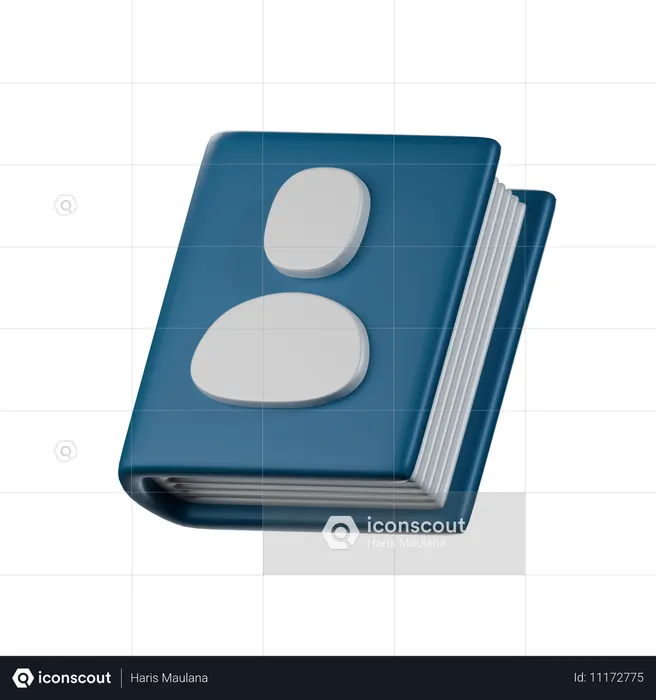 Livro de Contatos  3D Icon