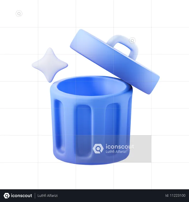 Contenedor vacio  3D Icon