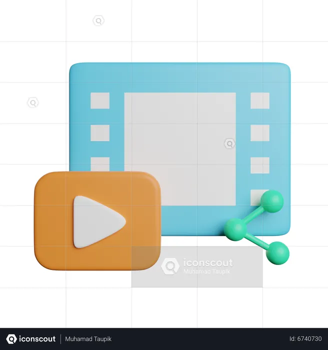 Vídeo de contenido  3D Icon