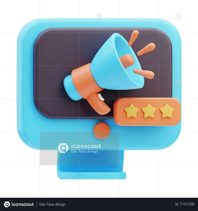 Content Marketing  3D Icon