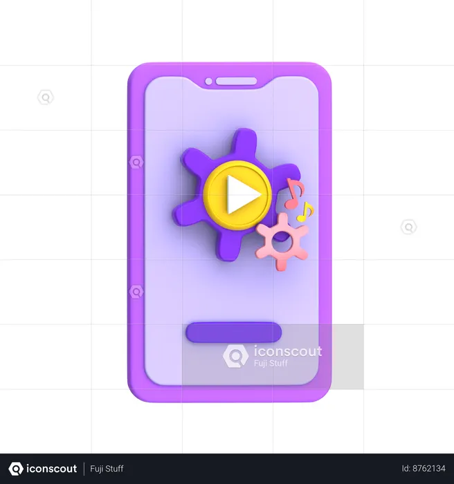 Content Setting  3D Icon