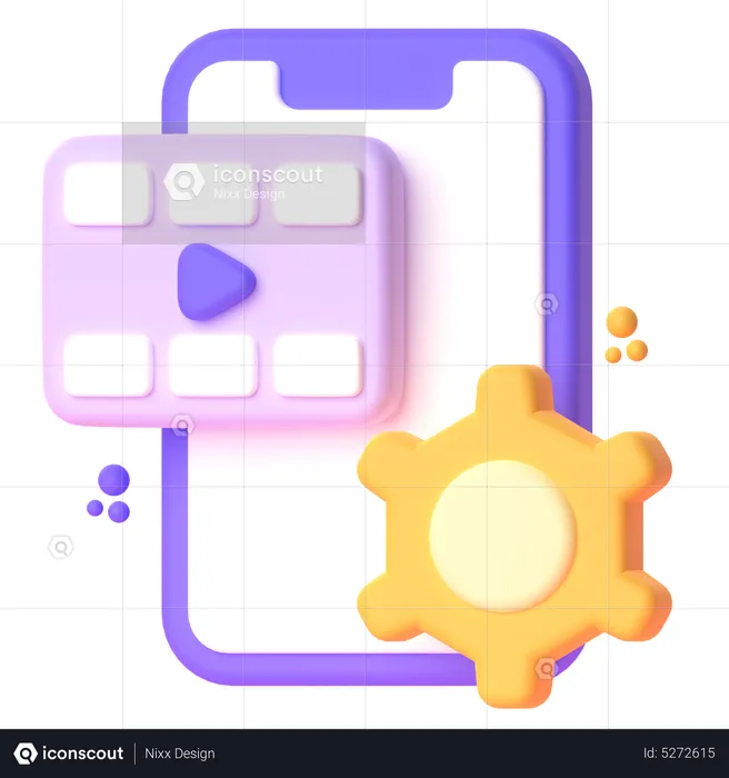 Content Setting  3D Icon