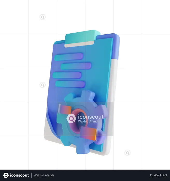 Content Setting  3D Icon