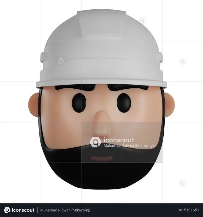 Contractor  3D Icon