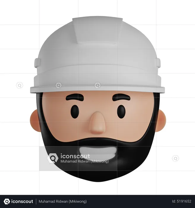 Contractor  3D Icon