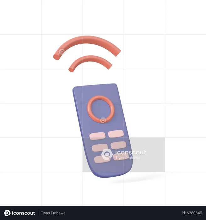 Control remoto  3D Icon