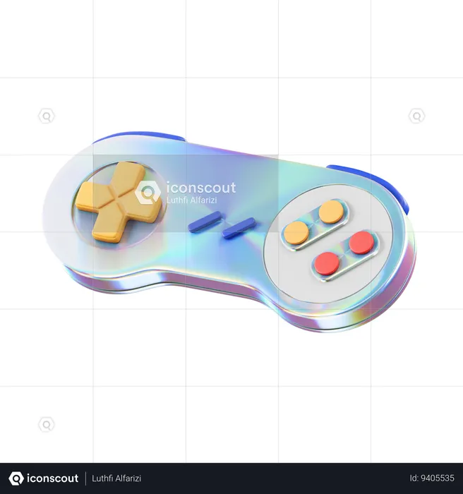 Controlador de jogo  3D Icon