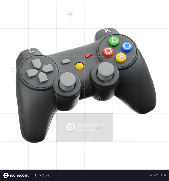 Controle de vídeo game  3D Icon