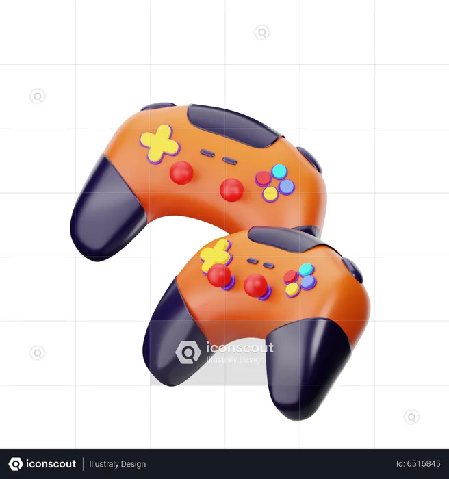 Control de juego  3D Icon
