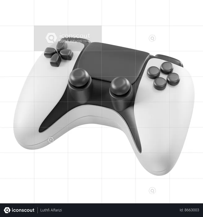 Controlador de juego  3D Icon