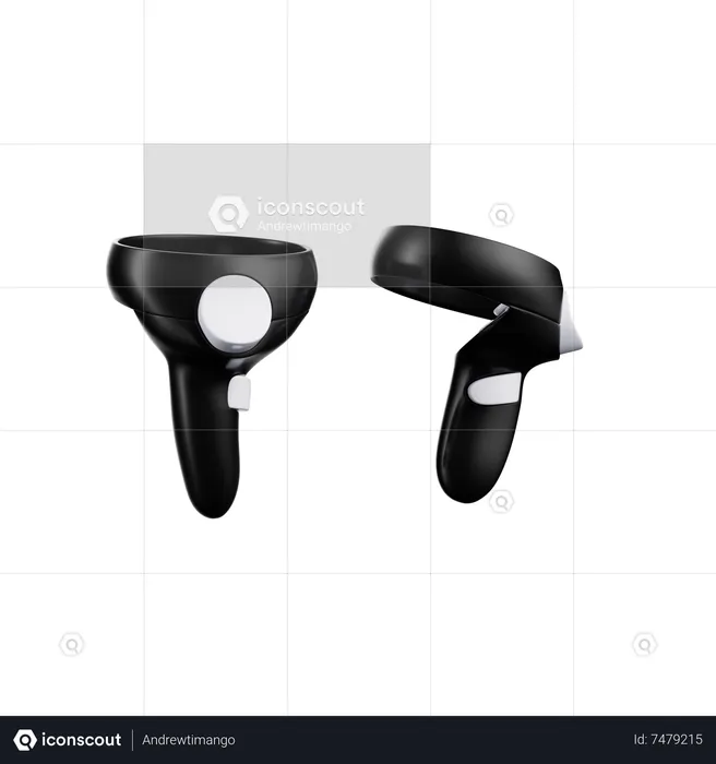 Controlador de realidad virtual  3D Icon