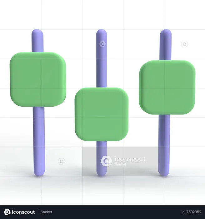 Controle do equalizador  3D Icon