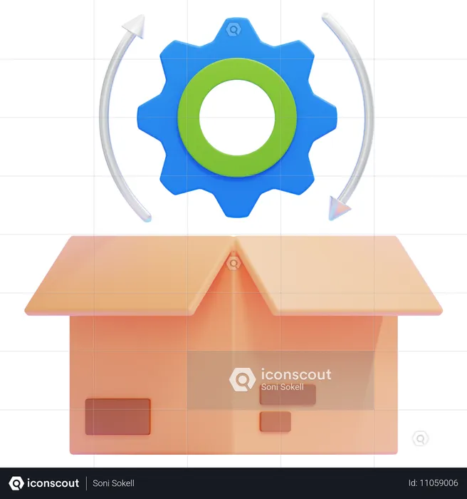 Contrôle de qualité  3D Icon