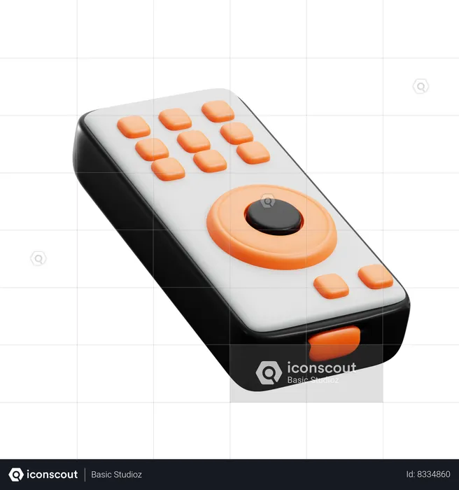 Controle remoto  3D Icon