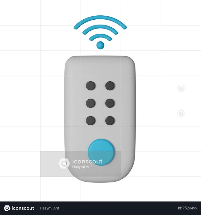 Controle remoto  3D Icon