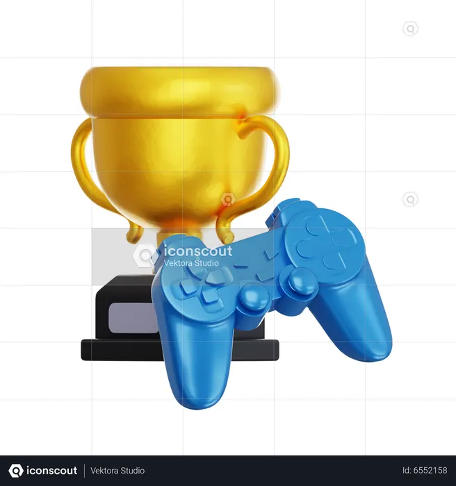 Controller Game Winner  3D Icon