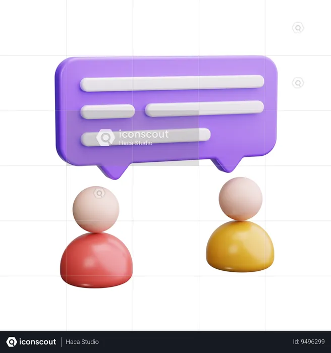 Conversação  3D Icon