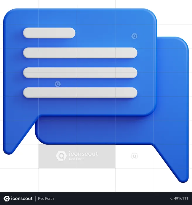 Conversação  3D Icon